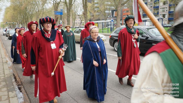 DSC03370- Sint-Jorisdagen schuttersgilde De Oude Schuts - Stadspijpers - 25apr2015 - foto GerardMontE web