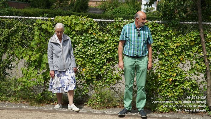 hDSC00998- Zomerschool55+ jeu de boules - Zuiderparkweg - In de Roos - 31juli2015 - foto GerardMontE web