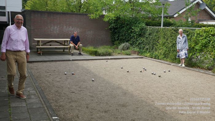 hDSC01003- Zomerschool55+ jeu de boules - Zuiderparkweg - In de Roos - 31juli2015 - foto GerardMontE web