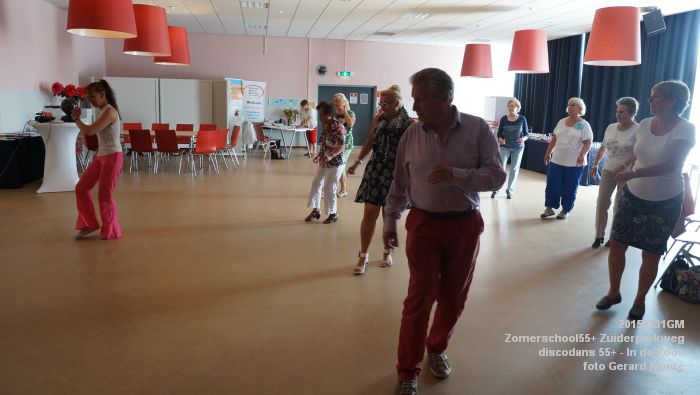iDSC00971- Zomerschool55+ discodans 55+ - Zuiderparkweg - In de Roos - 31juli2015 - foto GerardMontE web