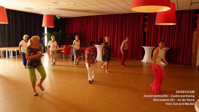 iDSC00980- Zomerschool55+ discodans 55+ - Zuiderparkweg - In de Roos - 31juli2015 - foto GerardMontE web