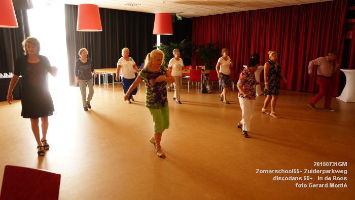iDSC00982- Zomerschool55+ discodans 55+ - Zuiderparkweg - In de Roos - 31juli2015 - foto GerardMontE web