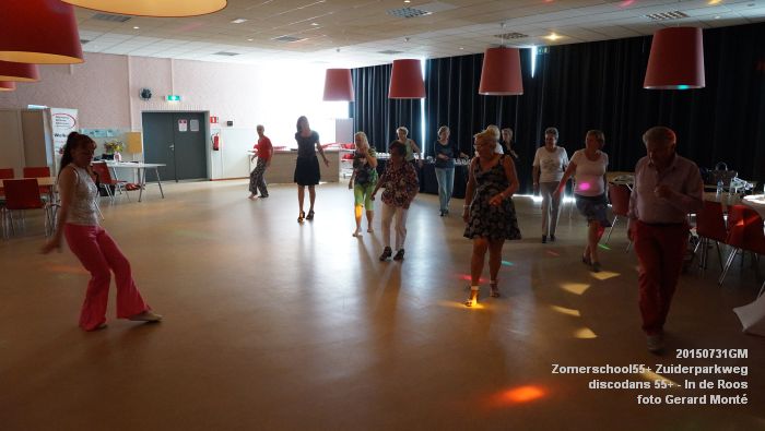 iDSC01034- Zomerschool55+ discodans 55+ - Zuiderparkweg - In de Roos - 31juli2015 - foto GerardMontE web