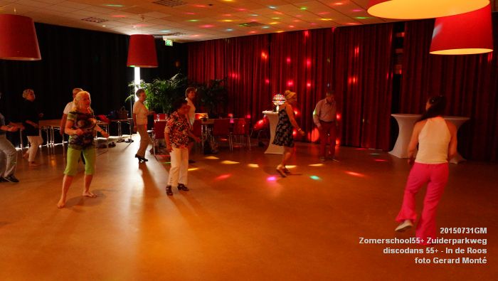 iDSC01059- Zomerschool55+ discodans 55+ - Zuiderparkweg - In de Roos - 31juli2015 - foto GerardMontE web