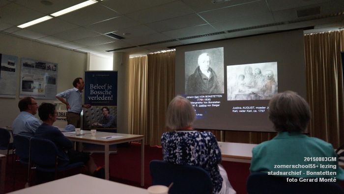 kDSC01335- Zomerschool55+ stadsarchief - lezing over Von Bonstetten - 3aug2015 - foto GerardMontE web