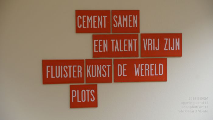 DSC02727- opening pand 18 Josephstraat - 19nov2015 - GerardMontE web