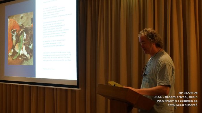 DSC07986- boekpresentatie Vroom frivool vilein door Pien Storm van Leeuwen ea JBAC.- 28feb2016 - foto GerardMontE web