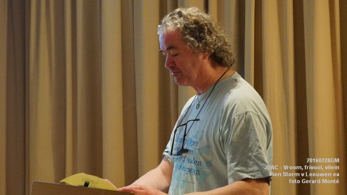 DSC07987- boekpresentatie Vroom frivool vilein door Pien Storm van Leeuwen ea JBAC.- 28feb2016 - foto GerardMontE web