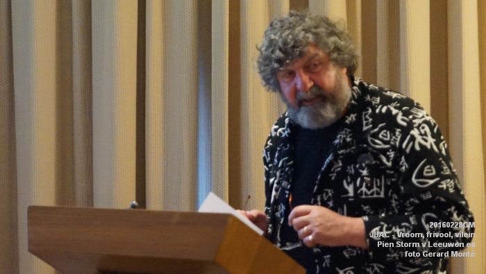 DSC08035- boekpresentatie Vroom frivool vilein door Pien Storm van Leeuwen ea JBAC.- 28feb2016 - foto GerardMontE web