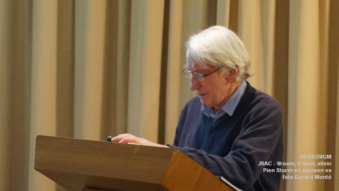 DSC08066- boekpresentatie Vroom frivool vilein door Pien Storm van Leeuwen ea JBAC.- 28feb2016 - foto GerardMontE web