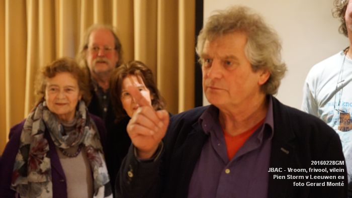 DSC08110- boekpresentatie Vroom frivool vilein door Pien Storm van Leeuwen ea JBAC.- 28feb2016 - foto GerardMontE web