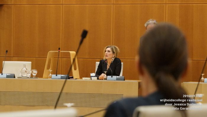 DSC01034- vrijheidscollege Jessica Durlacher raadszaal den bosch - 13april2016 - foto GerardMontE web