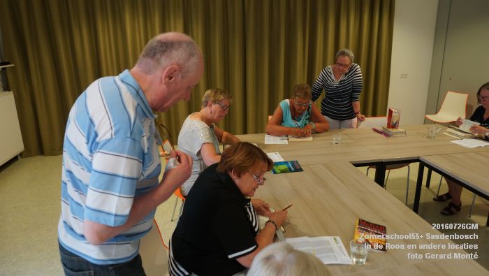 DSC07970- Zomerschool55+ Sasdenbosch - In de Roos Zuiderparkweg - 26juli2016 -  foto GerardMontE web