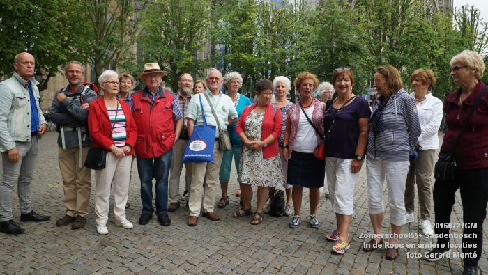 DSC08055- Zomerschool55+ Sasdenbosch - In de Roos Zuiderparkweg - 27juli2016 -  foto GerardMontE web