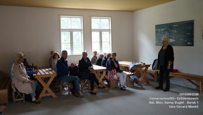 DSC08776- Zomerschool55+ SaSdenbosch - In de Roos NM Kamp Vught Barak 1 - 3aug2016 -  foto GerardMontE web