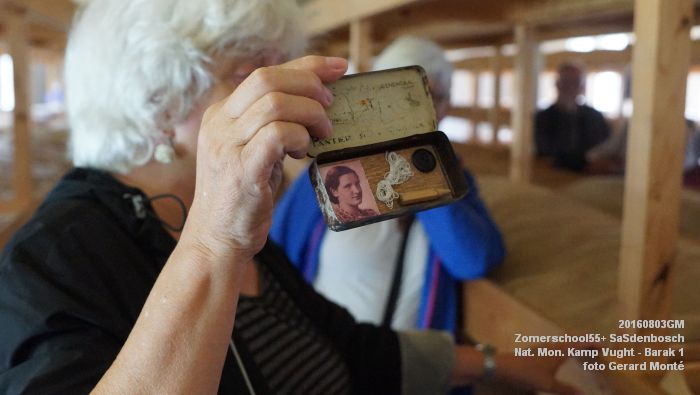 DSC08804- Zomerschool55+ SaSdenbosch - In de Roos NM Kamp Vught Barak 1 - 3aug2016 -  foto GerardMontE web