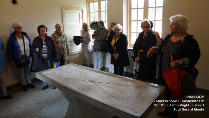 DSC08839- Zomerschool55+ SaSdenbosch - In de Roos NM Kamp Vught Barak 1 - 3aug2016 -  foto GerardMontE web