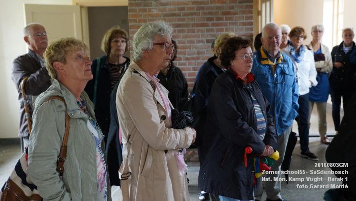 DSC08858- Zomerschool55+ SaSdenbosch - In de Roos NM Kamp Vught Barak 1 - 3aug2016 -  foto GerardMontE web