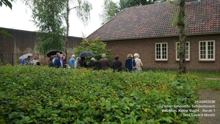 DSC08872- Zomerschool55+ SaSdenbosch - In de Roos NM Kamp Vught Barak 1 - 3aug2016 -  foto GerardMontE web