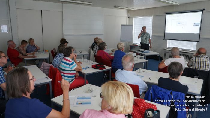DSC09386- Zomerschool55+ SaSdenbosch - In de Roos Zuiderparkweg - 5aug2016 -  foto GerardMontE web