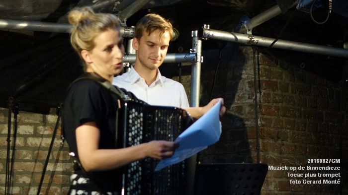 fDSC08249- Muziek op de Binnendieze -  Toeac plus trompet - 27augustusi2016 -  foto GerardMontE web