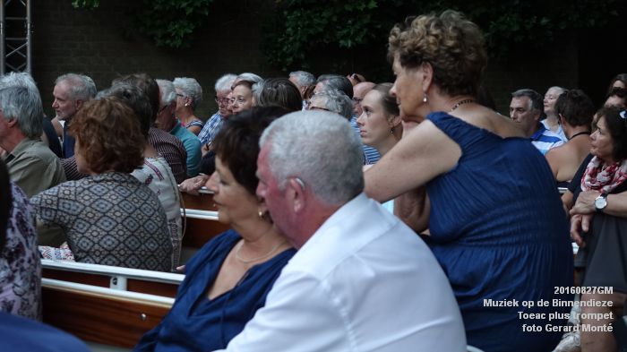 fDSC08255- Muziek op de Binnendieze -  Toeac plus trompet - 27augustusi2016 -  foto GerardMontE web
