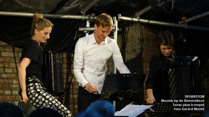 fDSC08256- Muziek op de Binnendieze -  Toeac plus trompet - 27augustusi2016 -  foto GerardMontE web