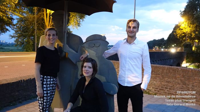 fDSC08300- Muziek op de Binnendieze -  Toeac plus trompet - 27augustusi2016 -  foto GerardMontE web