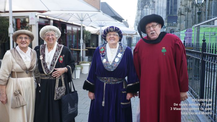 DSC01424- Jubileum schuttersgilde De oude schuts 25 jaar - met 3 Vlaamse gilden - 4september2016 -  foto GerardMontE web
