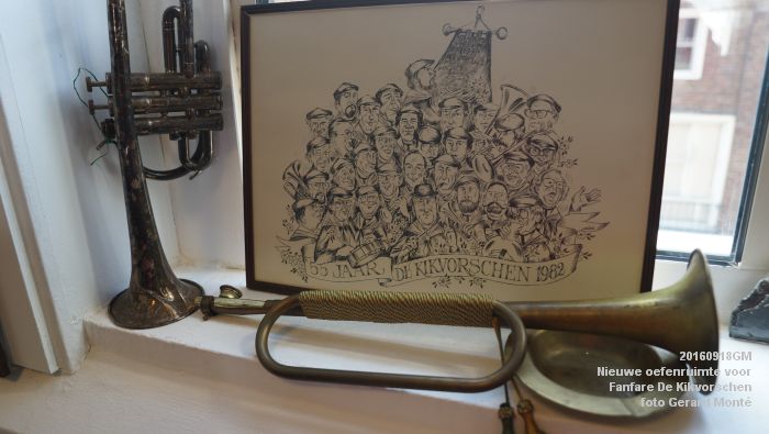 DSC00291- Nieuwe oefenruimte voor de Komische Folkloristische Fanfare De Kikvorschen 28-8 - 18september2016 -  foto GerardMontE web