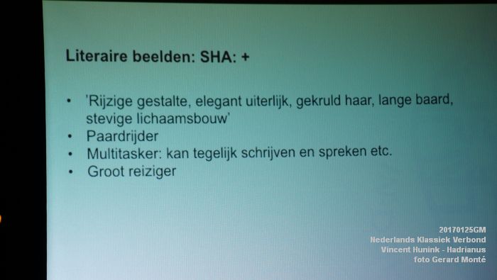 DSC08756- Het Nederlands Klassiek Verbond - Vincent Hunink over Hadrianus - 25januari2017 -  foto GerardMontE web