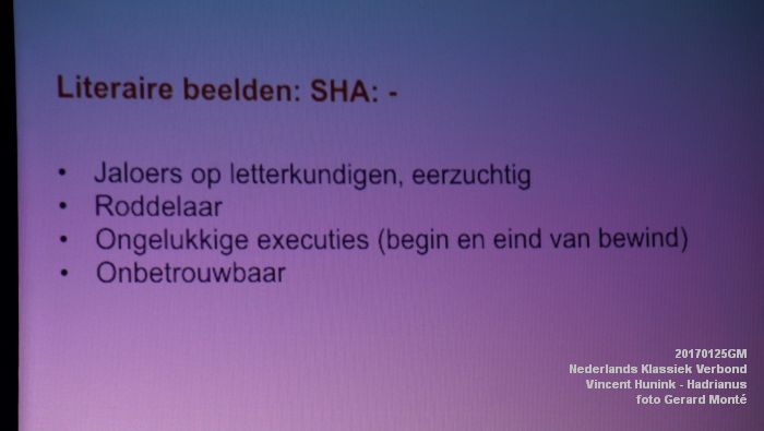 DSC08758- Het Nederlands Klassiek Verbond - Vincent Hunink over Hadrianus - 25januari2017 -  foto GerardMontE web