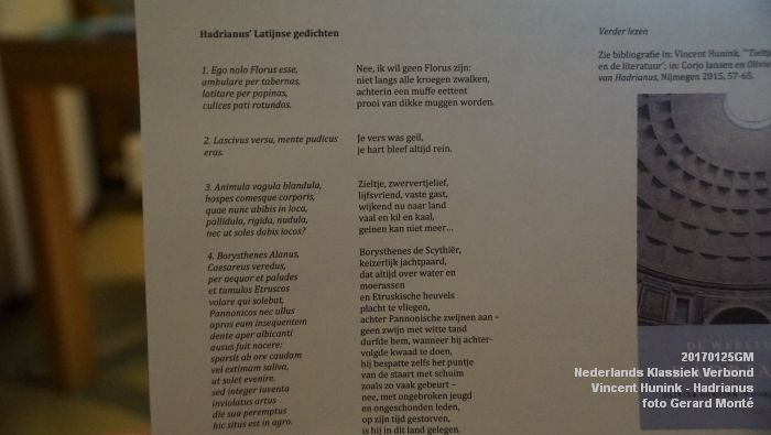 DSC08769- Het Nederlands Klassiek Verbond - Vincent Hunink over Hadrianus - 25januari2017 -  foto GerardMontE web