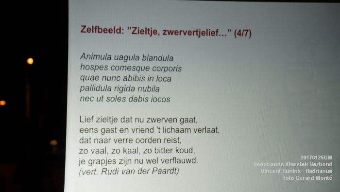 DSC08778- Het Nederlands Klassiek Verbond - Vincent Hunink over Hadrianus - 25januari2017 -  foto GerardMontE web