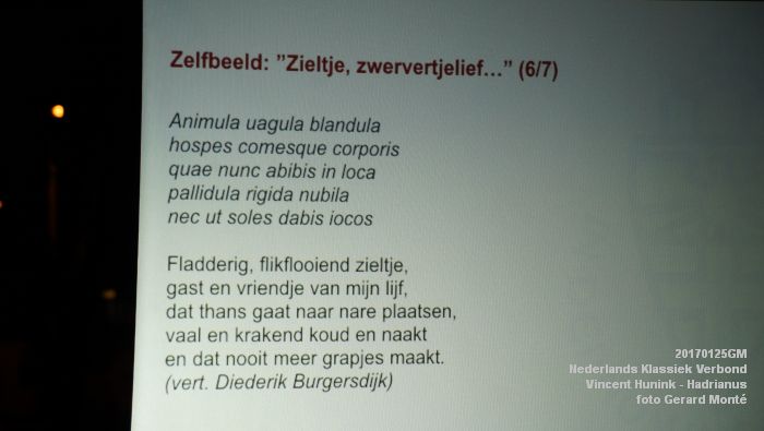 DSC08780- Het Nederlands Klassiek Verbond - Vincent Hunink over Hadrianus - 25januari2017 -  foto GerardMontE web