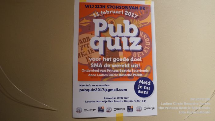 DSC01014- Ladies Circle Bossche Parels tbv Prinses Beatrix Spierfonds in Muzerije - 11februari2017 -  foto GerardMontE web