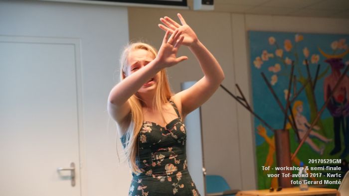 DSC00591- Tof - workshop en semi-finale voor Tof-avond Tom Odems Cultuur Fonds - Kw1c - 29mei2017 - foto GerardMontE web