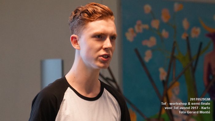 DSC00612- Tof - workshop en semi-finale voor Tof-avond Tom Odems Cultuur Fonds - Kw1c - 29mei2017 - foto GerardMontE web