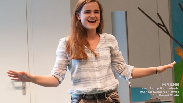 DSC00665- Tof - workshop en semi-finale voor Tof-avond Tom Odems Cultuur Fonds - Kw1c - 29mei2017 - foto GerardMontE web