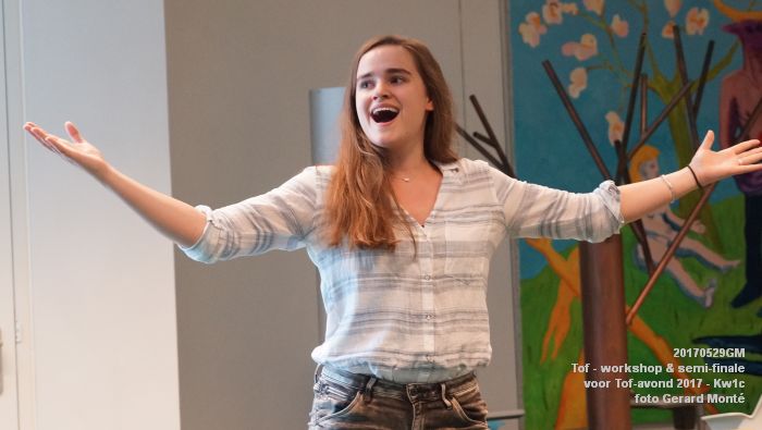 DSC00676- Tof - workshop en semi-finale voor Tof-avond Tom Odems Cultuur Fonds - Kw1c - 29mei2017 - foto GerardMontE web