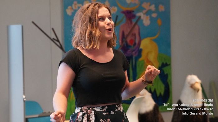 DSC00693- Tof - workshop en semi-finale voor Tof-avond Tom Odems Cultuur Fonds - Kw1c - 29mei2017 - foto GerardMontE web