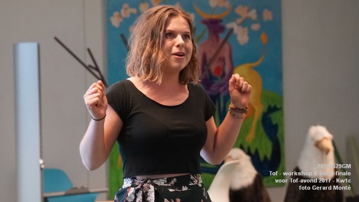 DSC00694- Tof - workshop en semi-finale voor Tof-avond Tom Odems Cultuur Fonds - Kw1c - 29mei2017 - foto GerardMontE web