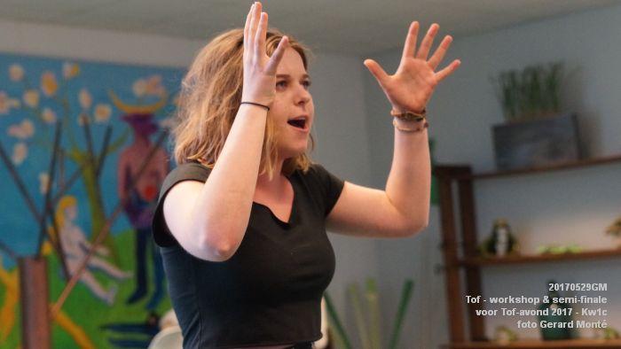 DSC00698- Tof - workshop en semi-finale voor Tof-avond Tom Odems Cultuur Fonds - Kw1c - 29mei2017 - foto GerardMontE web