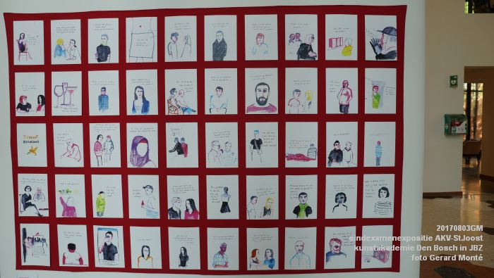 DSC00876- eindexamenexpositie kunstakademie AKV-StJoost Den Bosch in JBZ - 3aug2017 - foto GerardMontE web
