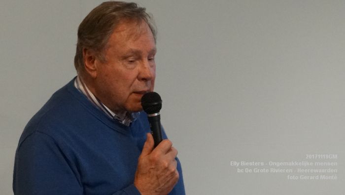 gDSC07932- Elly Biesters =Ongemakkelijke mensen=  in bezoekerscentrum De Grote Rivieren - Heerewaarden - 19nov2017 - foto GerardMontE web