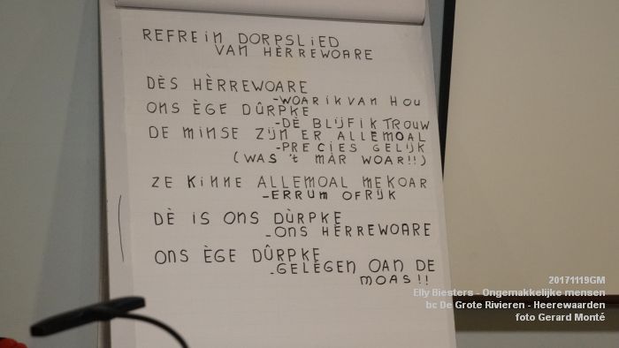 gDSC08036- Elly Biesters =Ongemakkelijke mensen=  in bezoekerscentrum De Grote Rivieren - Heerewaarden - 19nov2017 - foto GerardMontE web