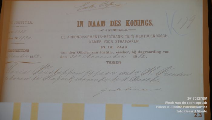 DSC09029- Week van de rechtspraak - Paleis van Justitie Paleiskwartier - 27september2017 - foto GerardMontE web