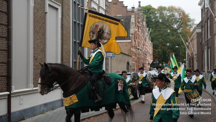DSC09648- Historische intocht bij het afscheid van burgemeester Ton Rombouts - stadhuis - 30september2017 - foto GerardMontE web