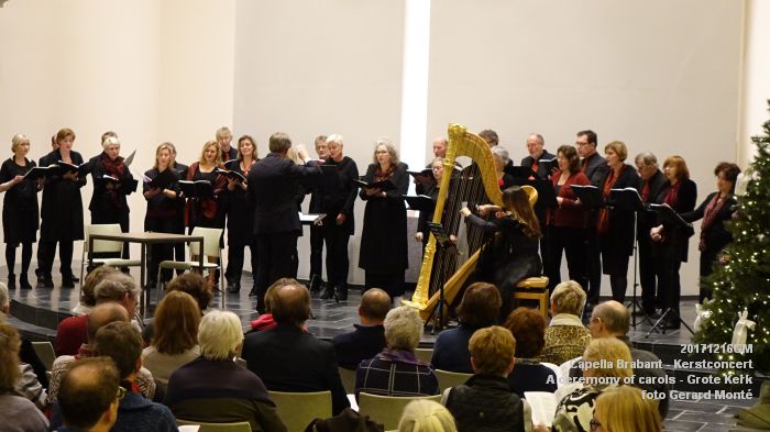 DSC04086- Capella Brabant - Kerstconcert - A ceremony of carols -  Grote Kerk - 16dec2017 - foto GerardMontE web