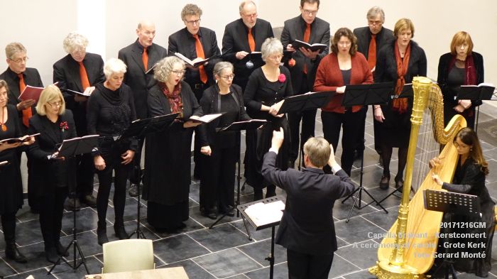 DSC04100- Capella Brabant - Kerstconcert - A ceremony of carols -  Grote Kerk - 16dec2017 - foto GerardMontE web